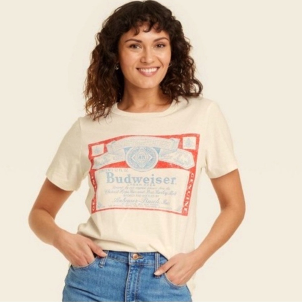 NWT Budweiser, lightweight, graphic T-shirt.
